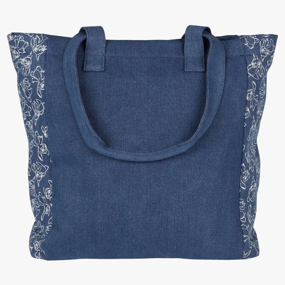Stitch Blue Denim Tote Bag - Picture 8 of 13